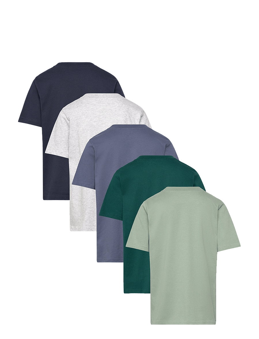 Abercrombie Kids - TY-5PK TEES - kurzärmelige - navy blazer - 1