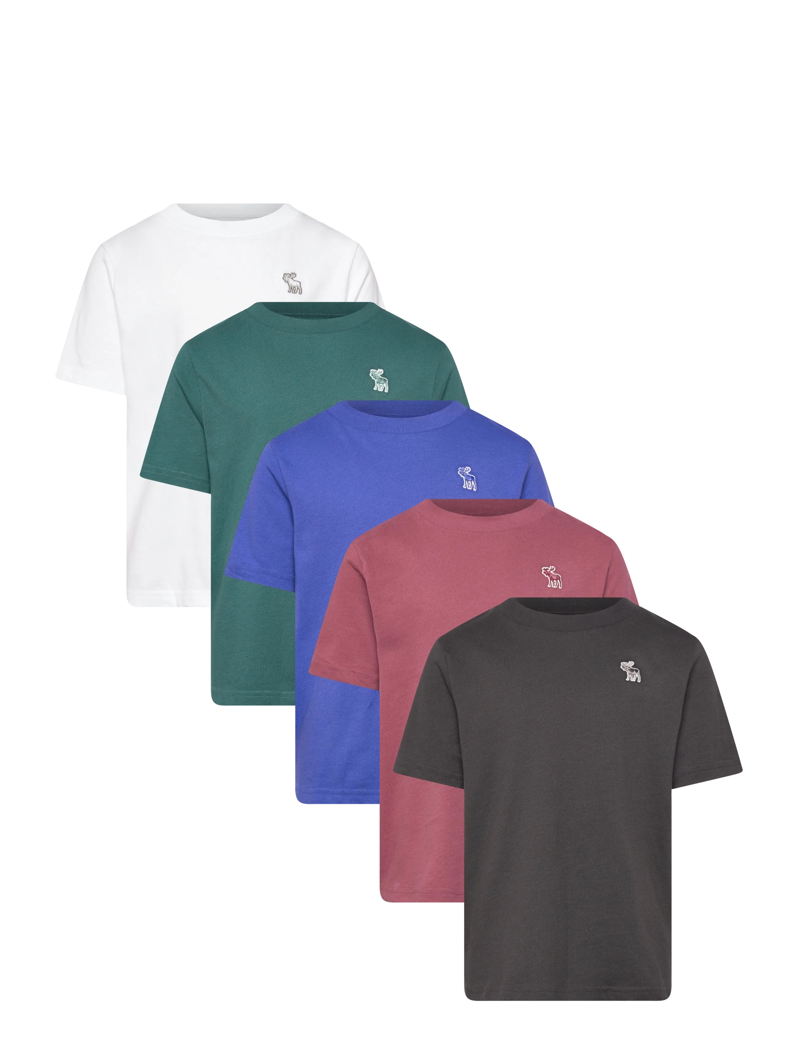 Abercrombie Kids TY-5PK TEES - Abercrombie Kids - PHANTOM / multi