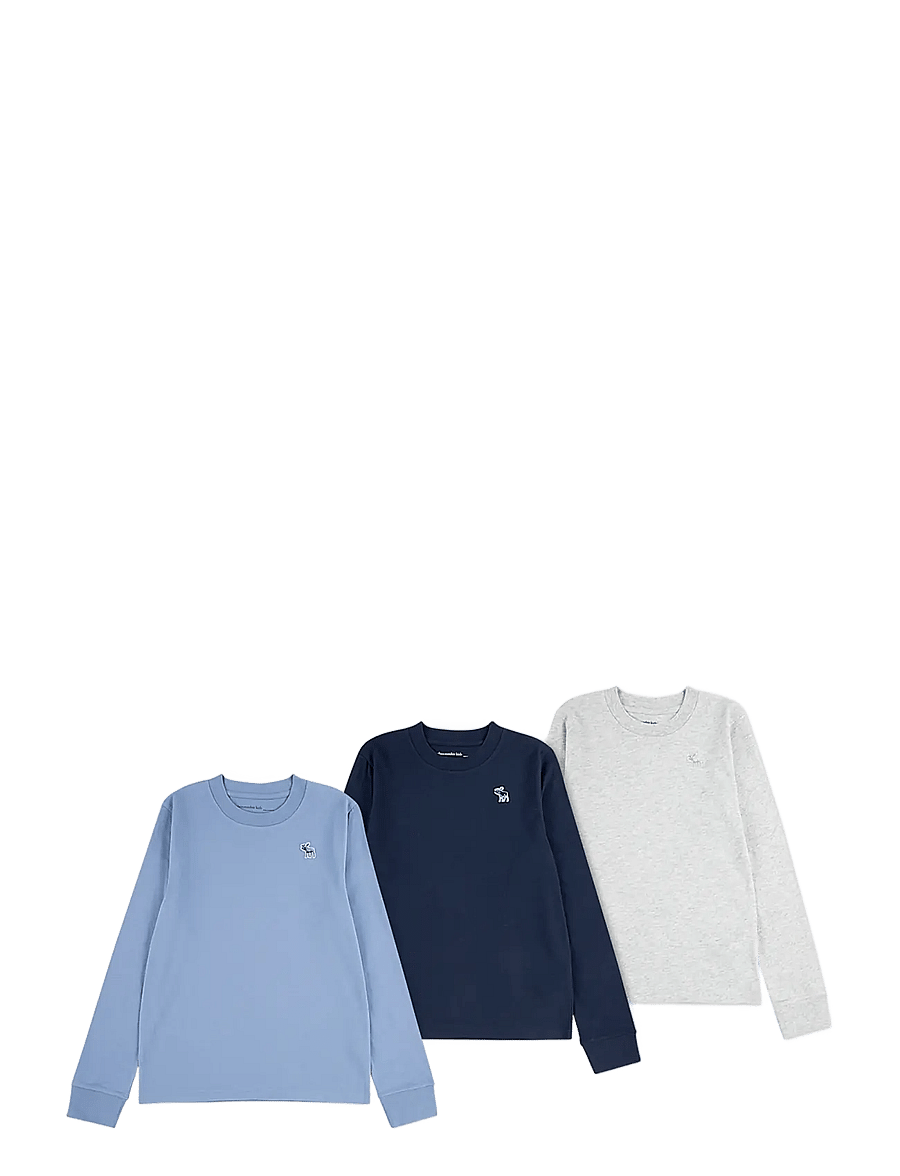 Abercrombie Kids - 3E-3PK LS TEE - langärmelig - infinity - 1