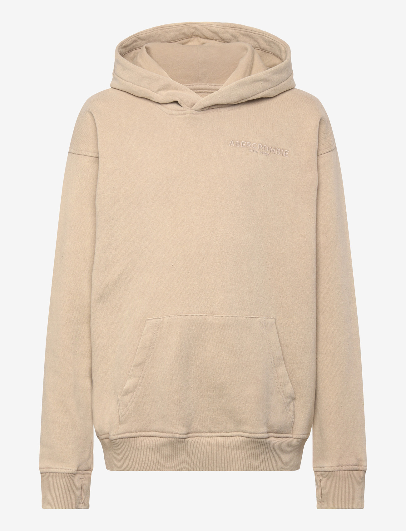 Abercrombie Kids - PO-PULL-OVER HOODY - huvtröjor - simply taupe - 0
