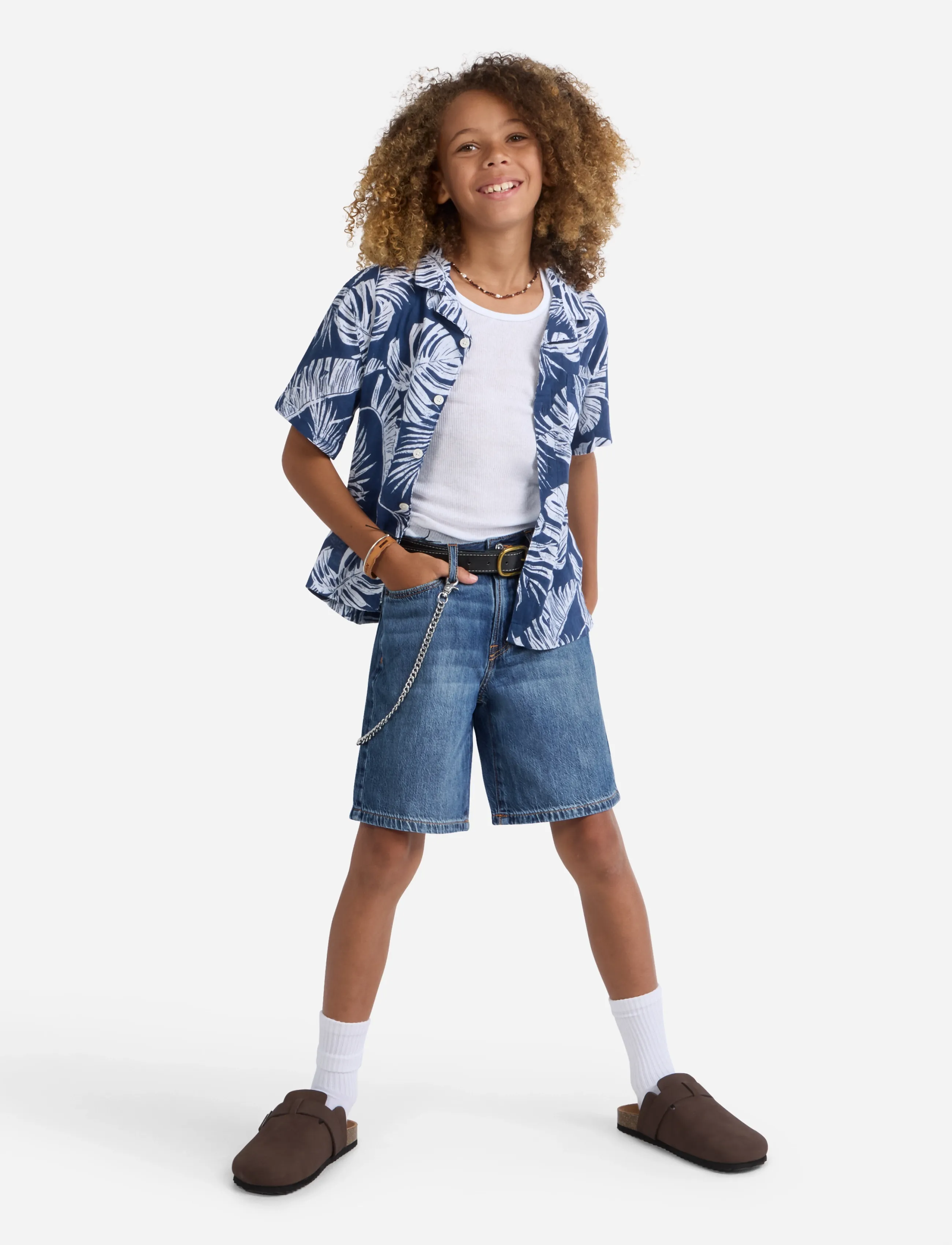 Abercrombie Kids - EH-DENIM SHORTS - lühikesed teksapüksid - guap - 4