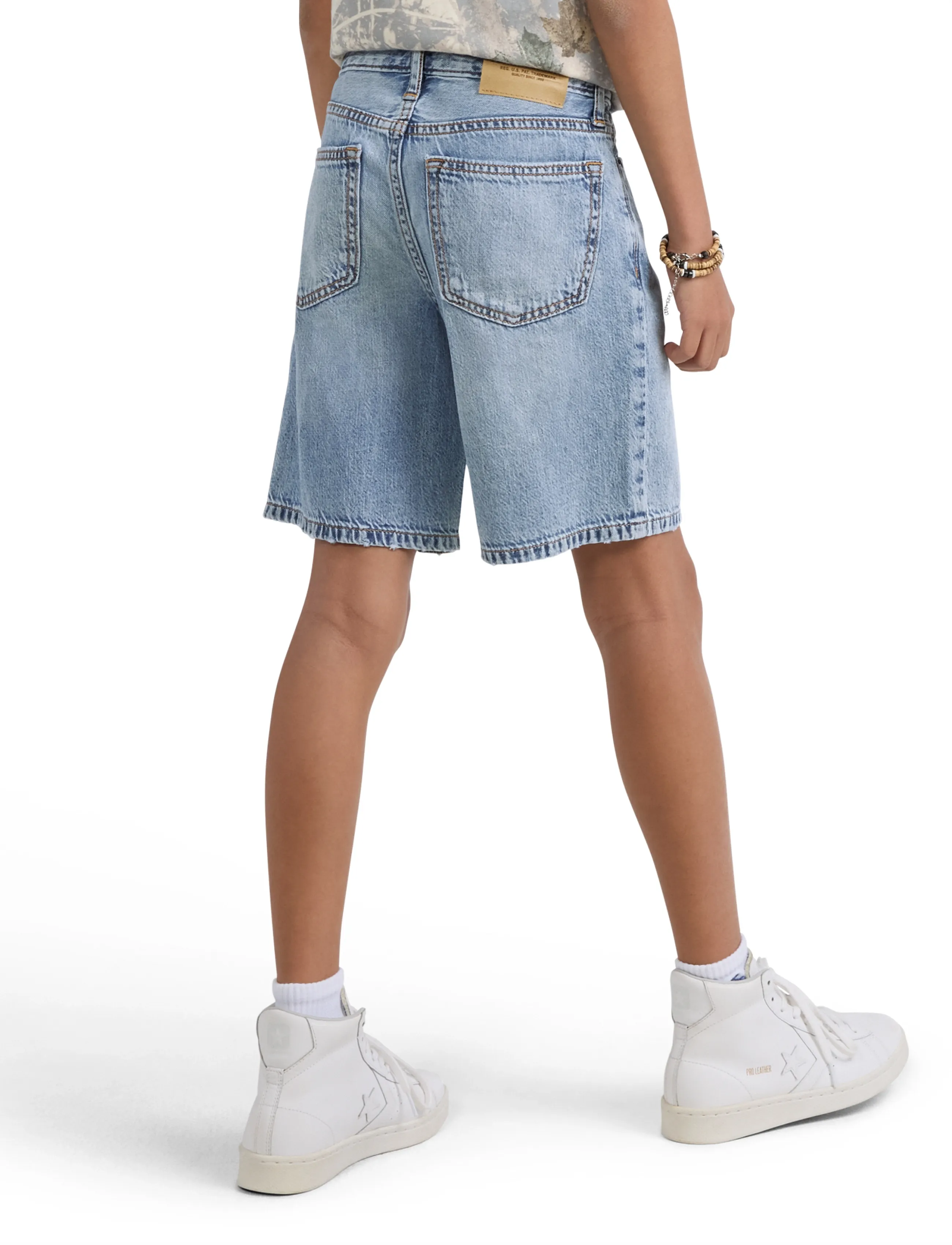 Abercrombie Kids - EH-DENIM SHORTS - denim shorts - salty - 3