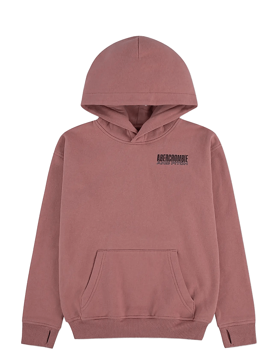 Abercrombie Kids - PO-PULL-OVER HOODY - kapuutsiga pusad - dusty rose - 0