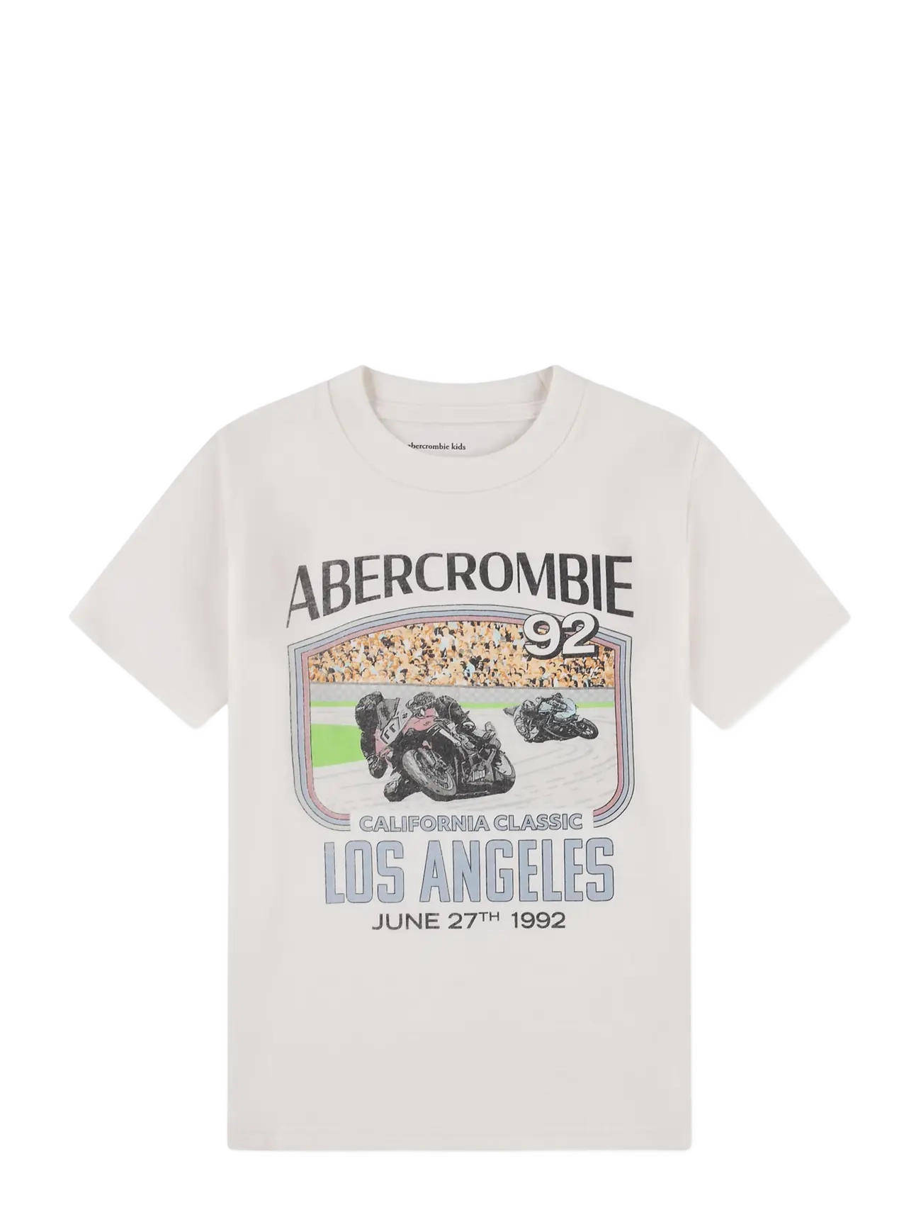 Abercrombie Kids TE-S/S TEE - Tagasi kooli - JET STREAM / white
