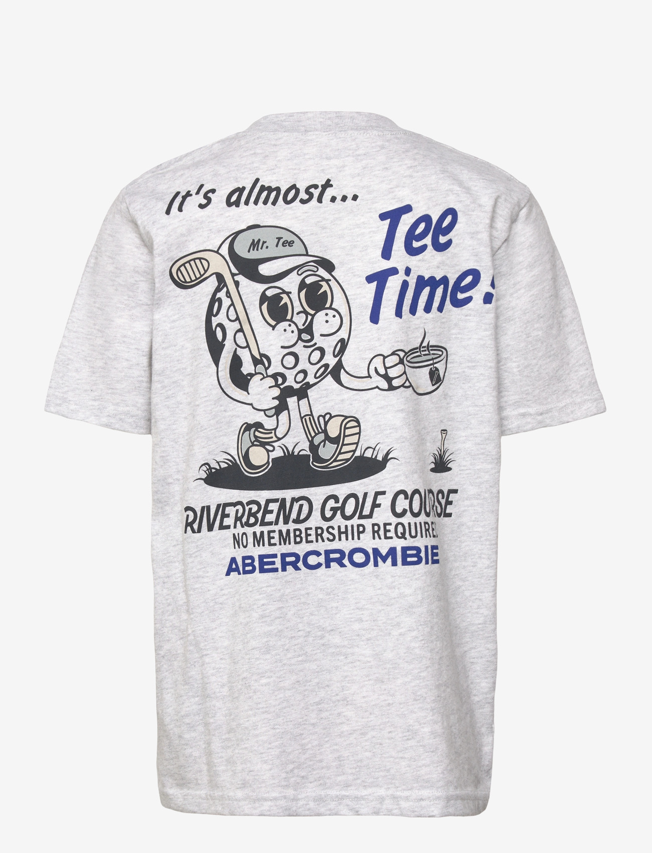 Abercrombie Kids - TE-S/S TEE - kurzärmelige - anf light grey heather - 1