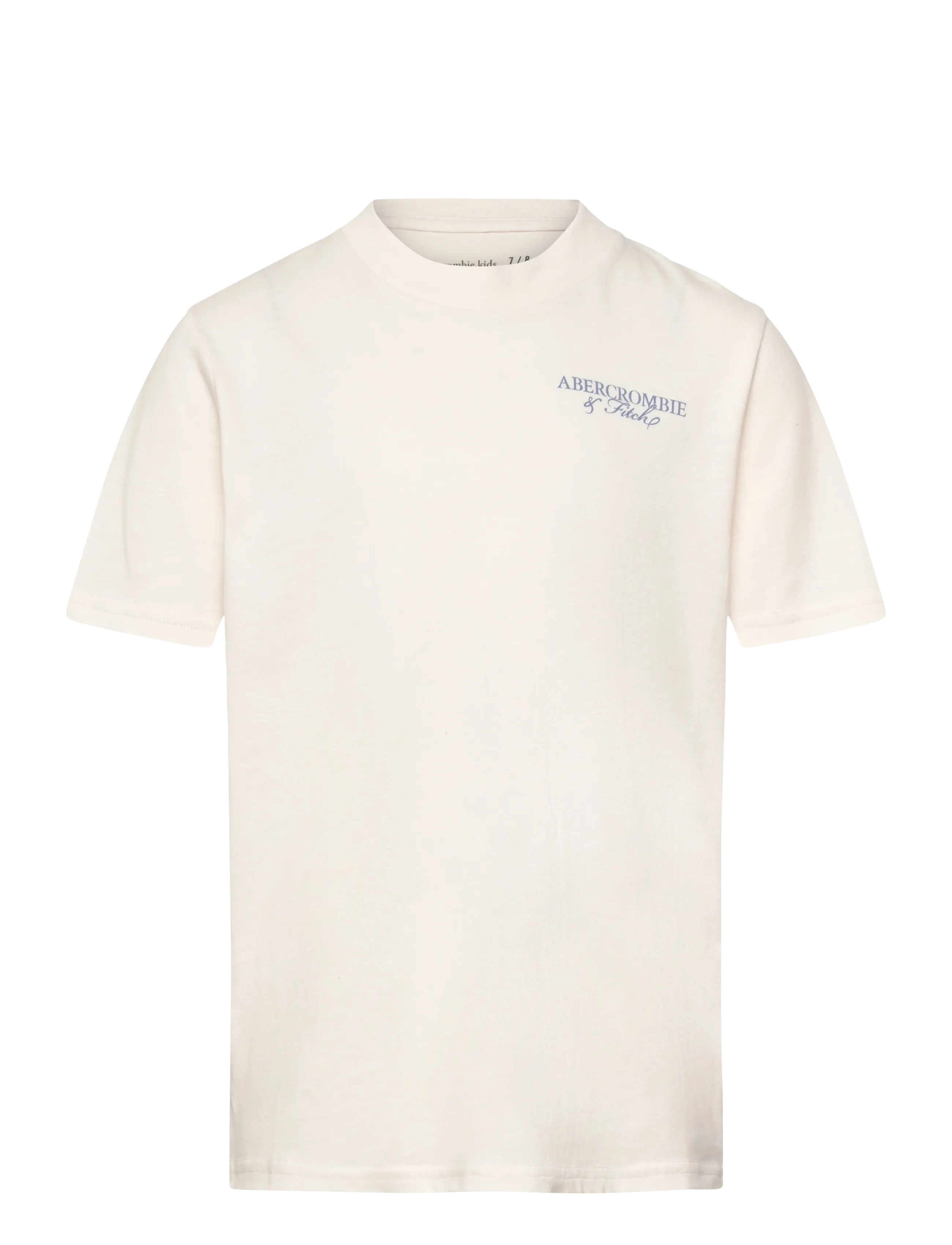 Abercrombie Kids TE-S/S TEE - Riided - JET STREAM / cream