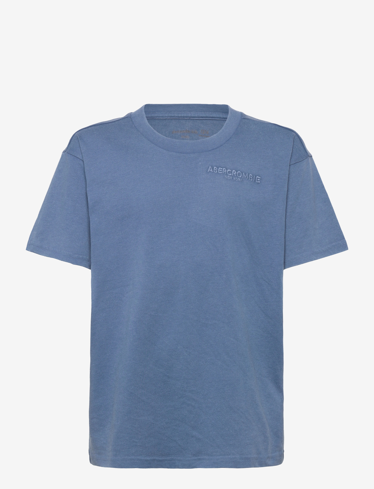 Abercrombie Kids - KT-S/S KNIT TOP - kortærmede t-shirts - moonlight blue - 0