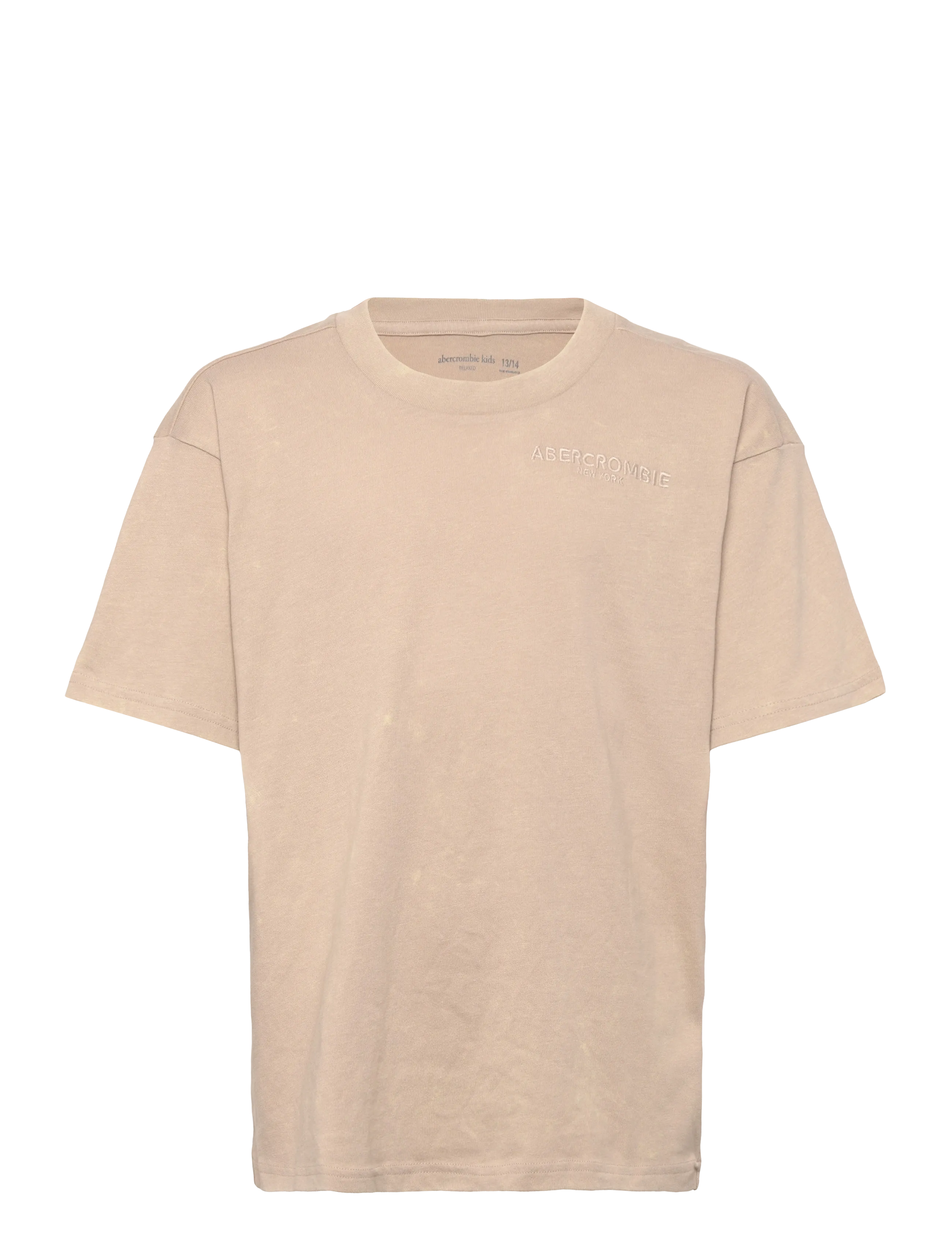 Abercrombie Kids KT-S/S KNIT TOP - Abercrombie Kids - SIMPLY TAUPE / beige