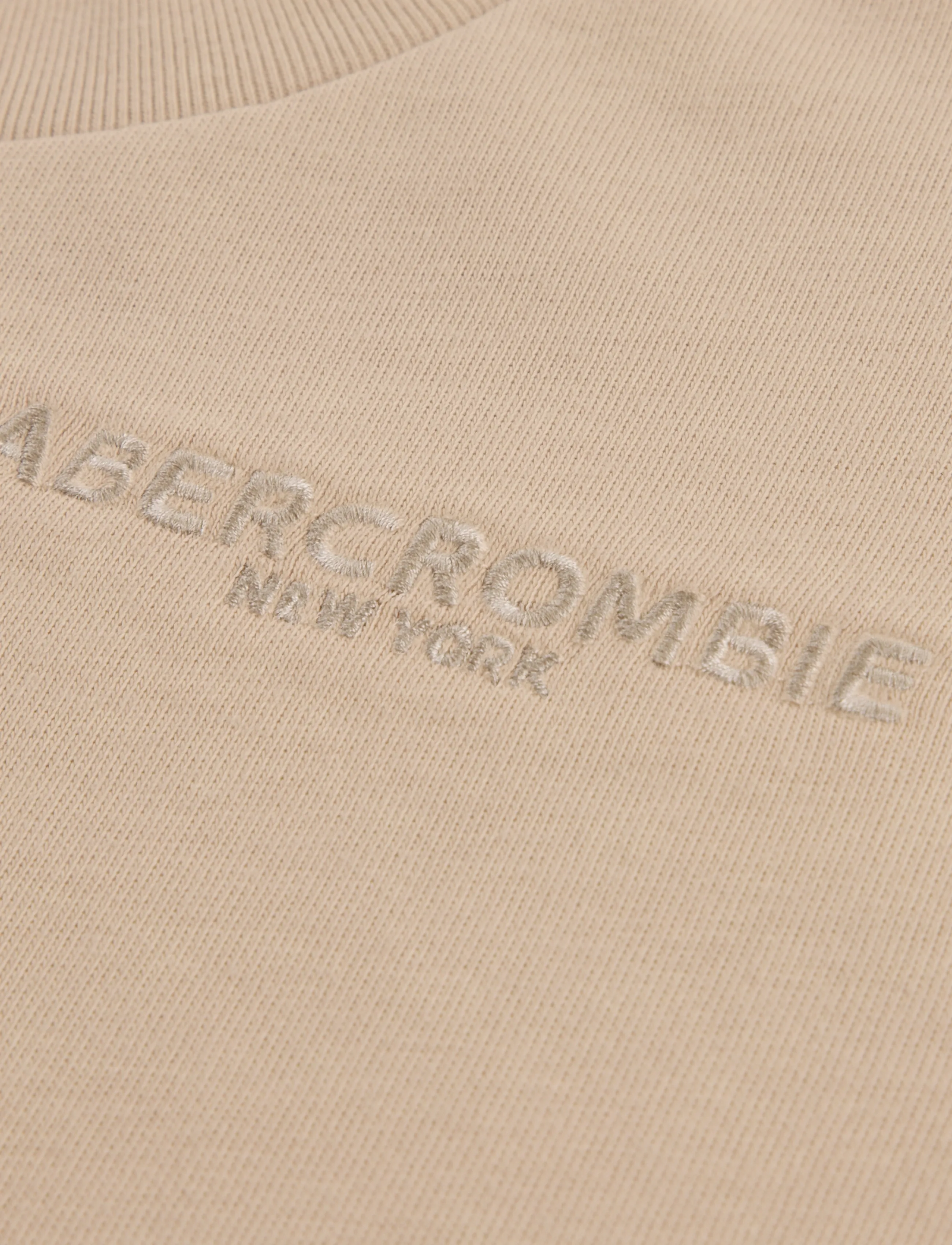Abercrombie Kids - KT-S/S KNIT TOP - kurzärmelige - simply taupe - 5