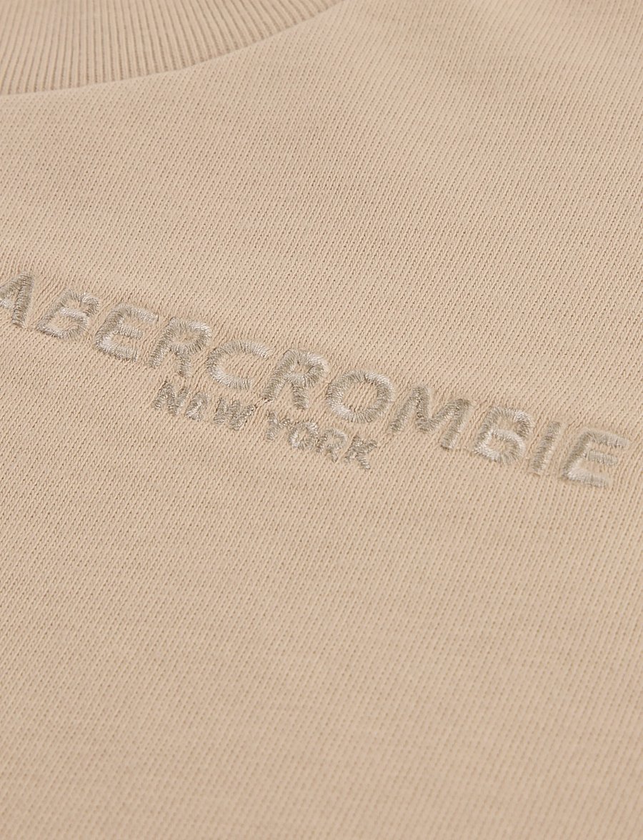 Abercrombie Kids - KT-S/S KNIT TOP - kortærmede t-shirts - simply taupe - 5