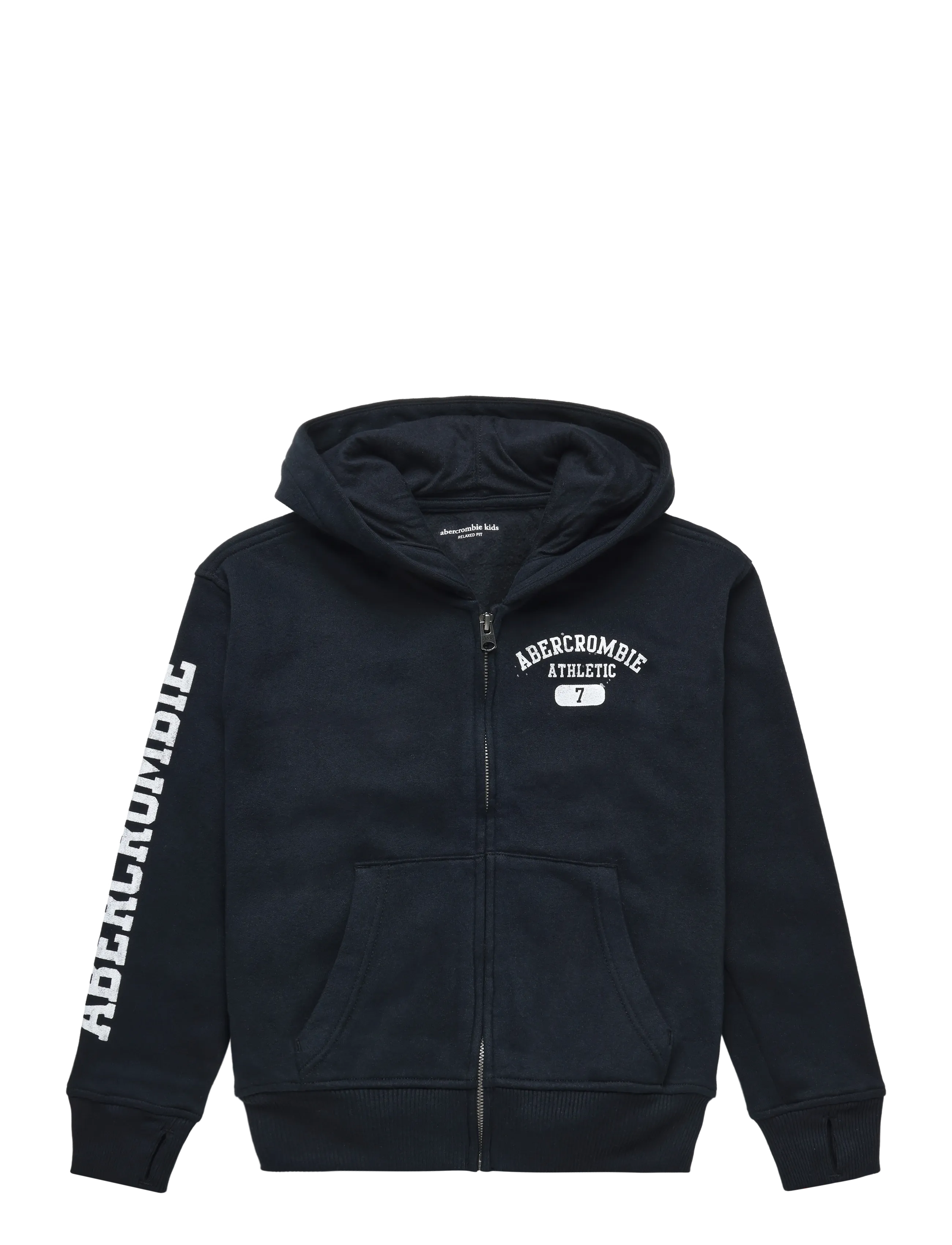 Abercrombie Kids ZH-FULL ZIP HOODY - Abercrombie Kids - ANF ANTHRACITE / navy