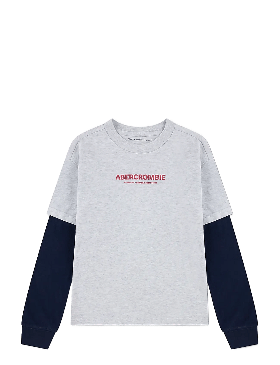 Abercrombie Kids - FF-2-FER - langärmelig - anf light grey heather - 0
