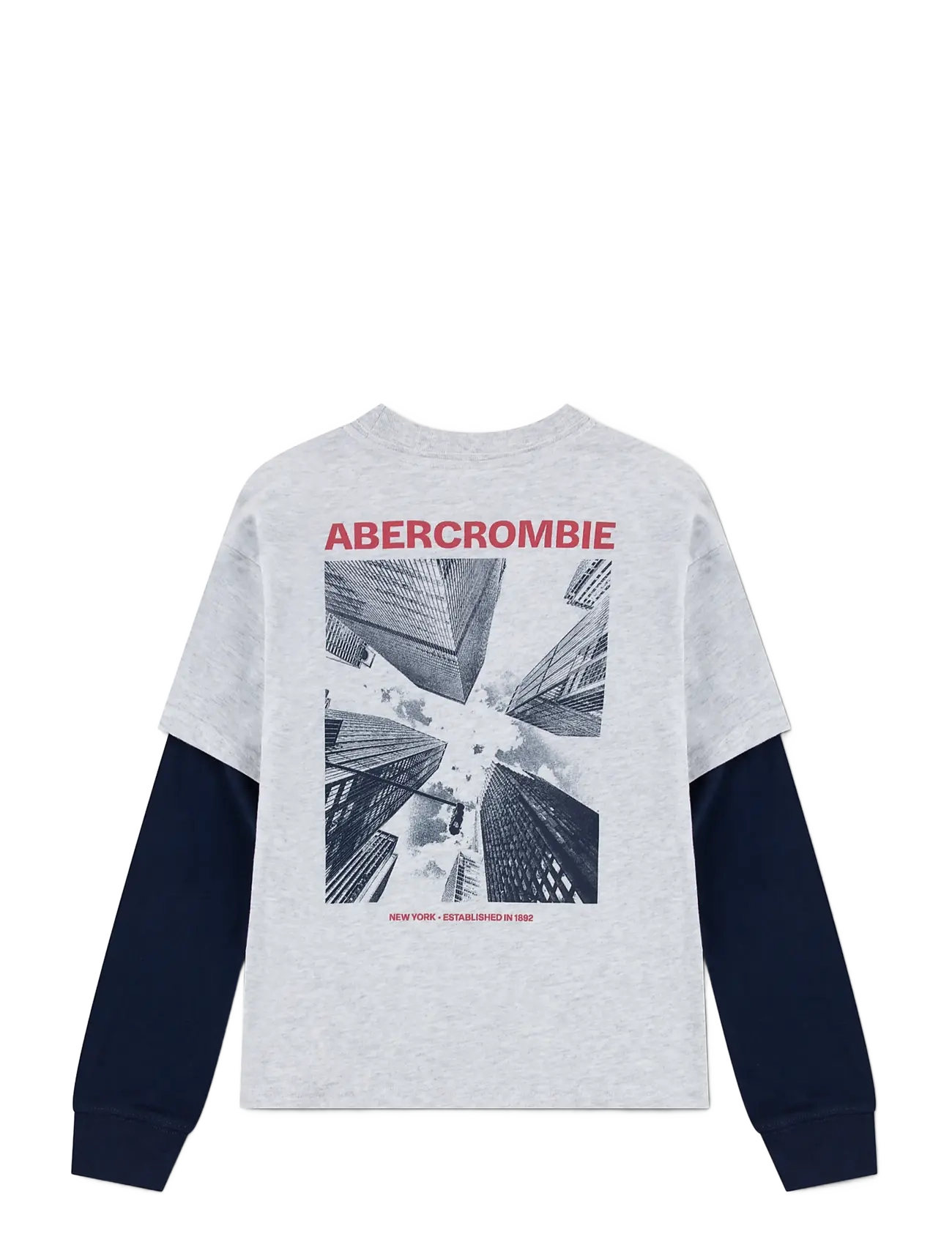 Abercrombie Kids - FF-2-FER - langärmelig - anf light grey heather - 1
