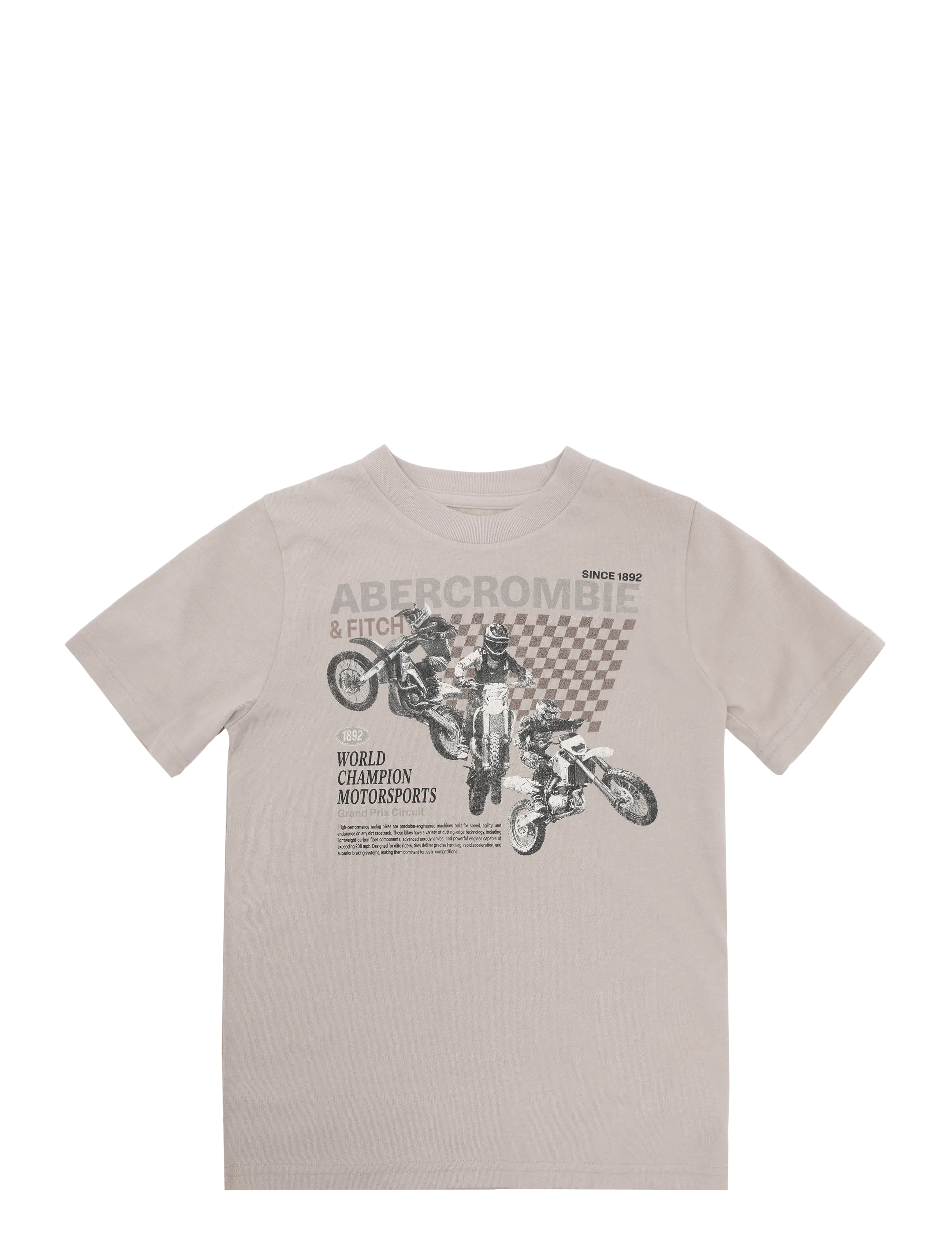 Abercrombie Kids TE-S/S TEE - Tagasi kooli - SIMPLY TAUPE / beige