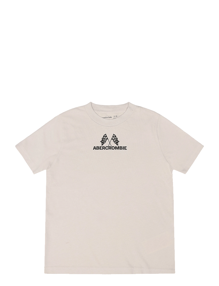 Abercrombie Kids - TE-S/S TEE - lühikeste varrukatega t-särgid - oatmeal - 0