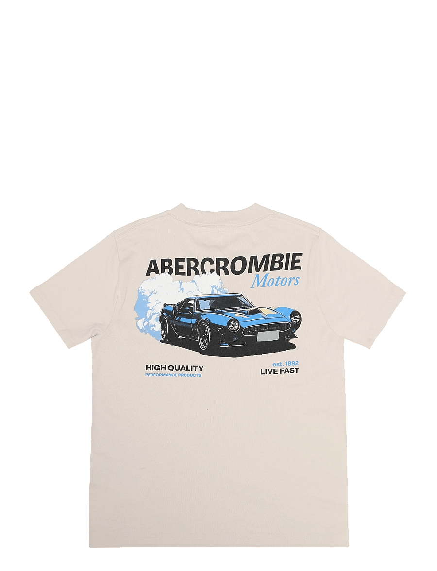 Abercrombie Kids - TE-S/S TEE - lühikeste varrukatega t-särgid - oatmeal - 1
