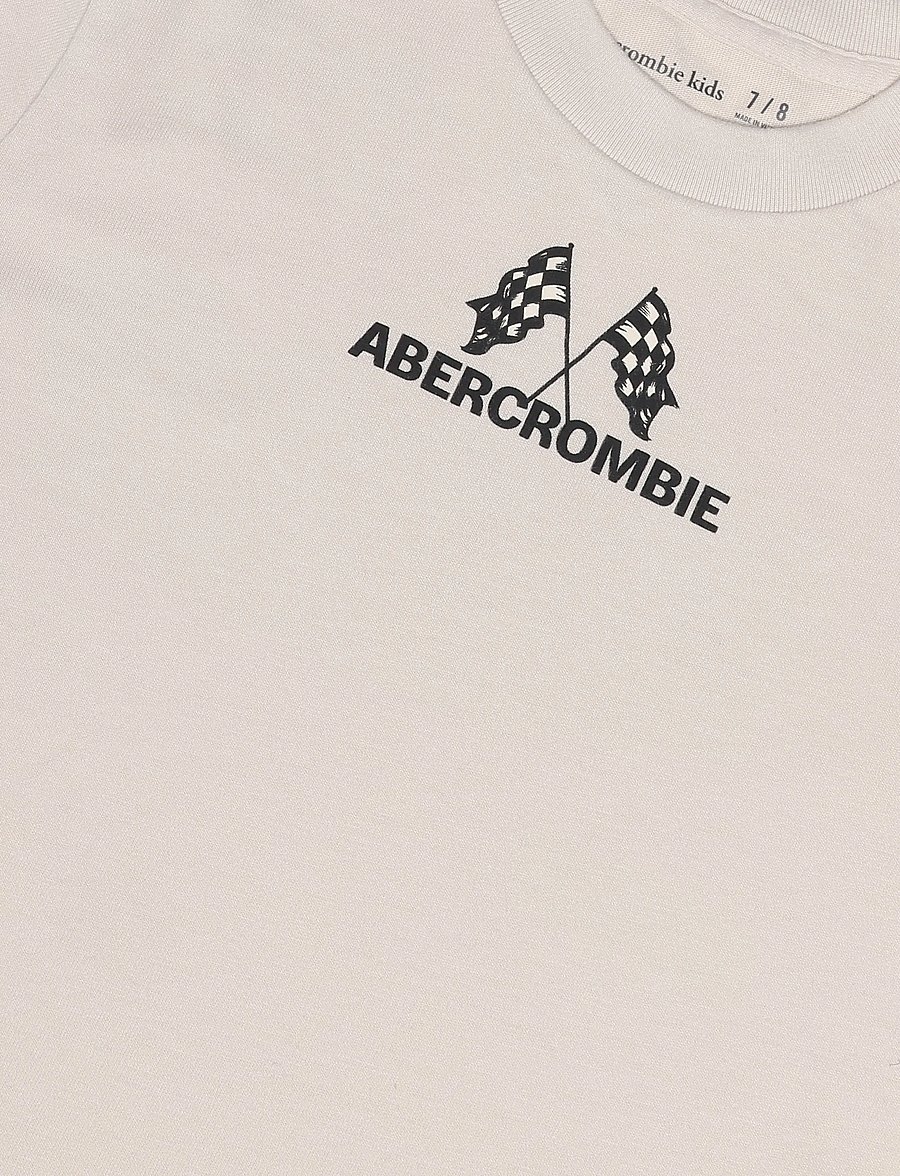 Abercrombie Kids - TE-S/S TEE - lühikeste varrukatega t-särgid - oatmeal - 2