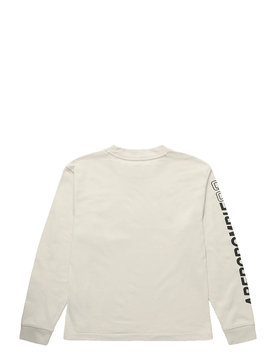 Abercrombie Kids - LS-L/S TEE - marškinėliai ilgomis rankovėmis - oatmeal - 1
