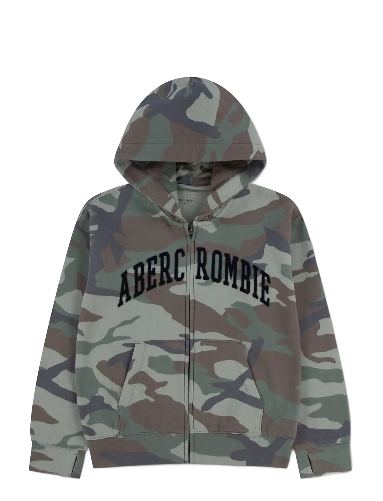 Abercrombie Kids ZH-FULL ZIP HOODY - Campaign - ANF TRADITIONAL CAMO / multi