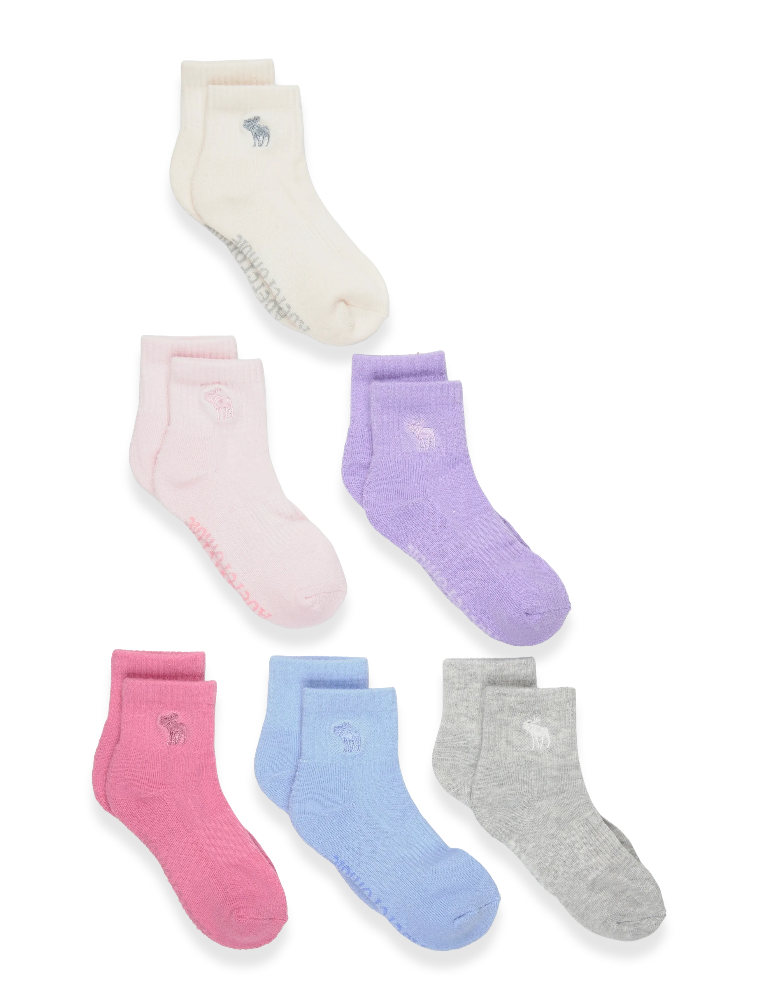Abercrombie Kids 6Q-6PK QUARTER SOCK - Clothing - WINDSURFER / multi