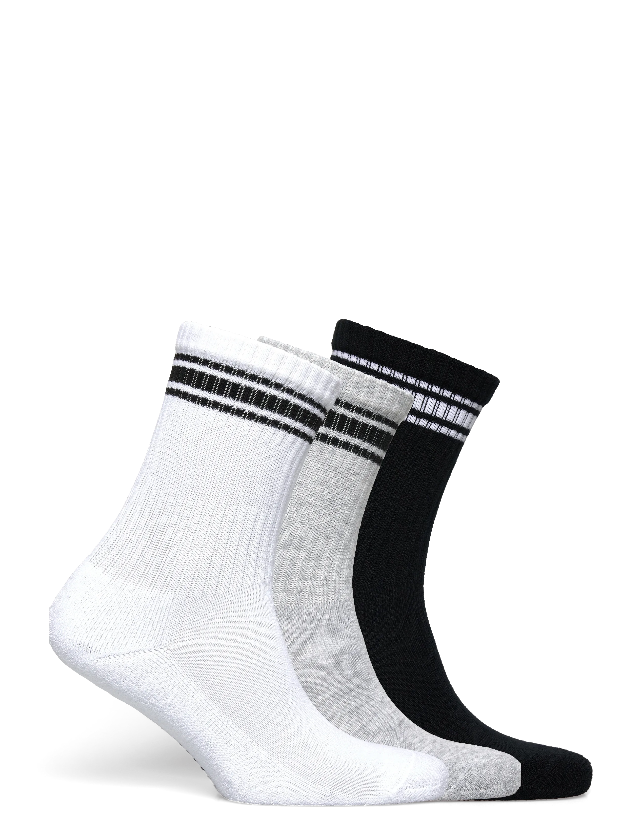 Abercrombie Kids - 3W-3PK CREW SOCK - chaussettes - bright white - 1