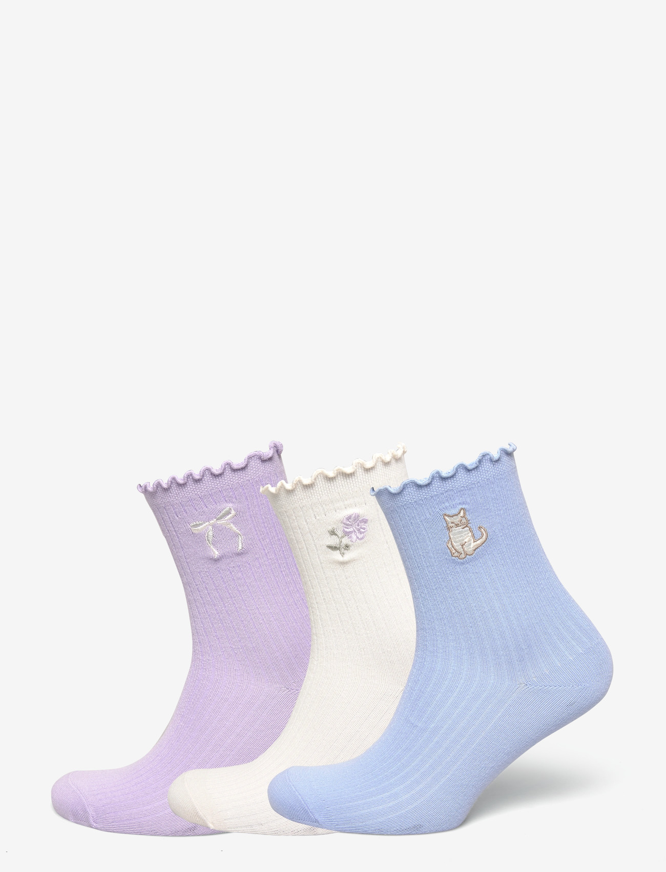 Abercrombie Kids - HQ-3PK HALF CREW SOCK - strømper - windsurfer - 0