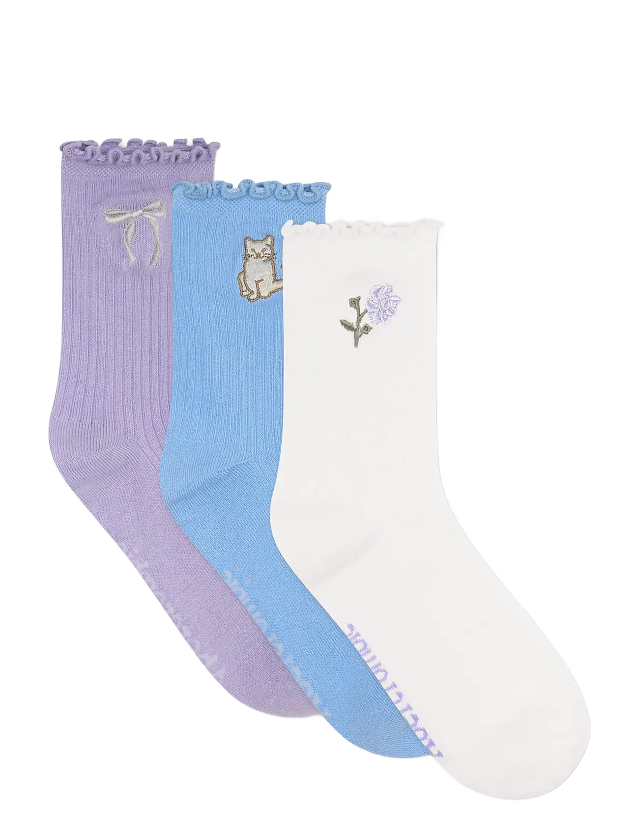 Abercrombie Kids - HQ-3PK HALF CREW SOCK - sokid - windsurfer - 1