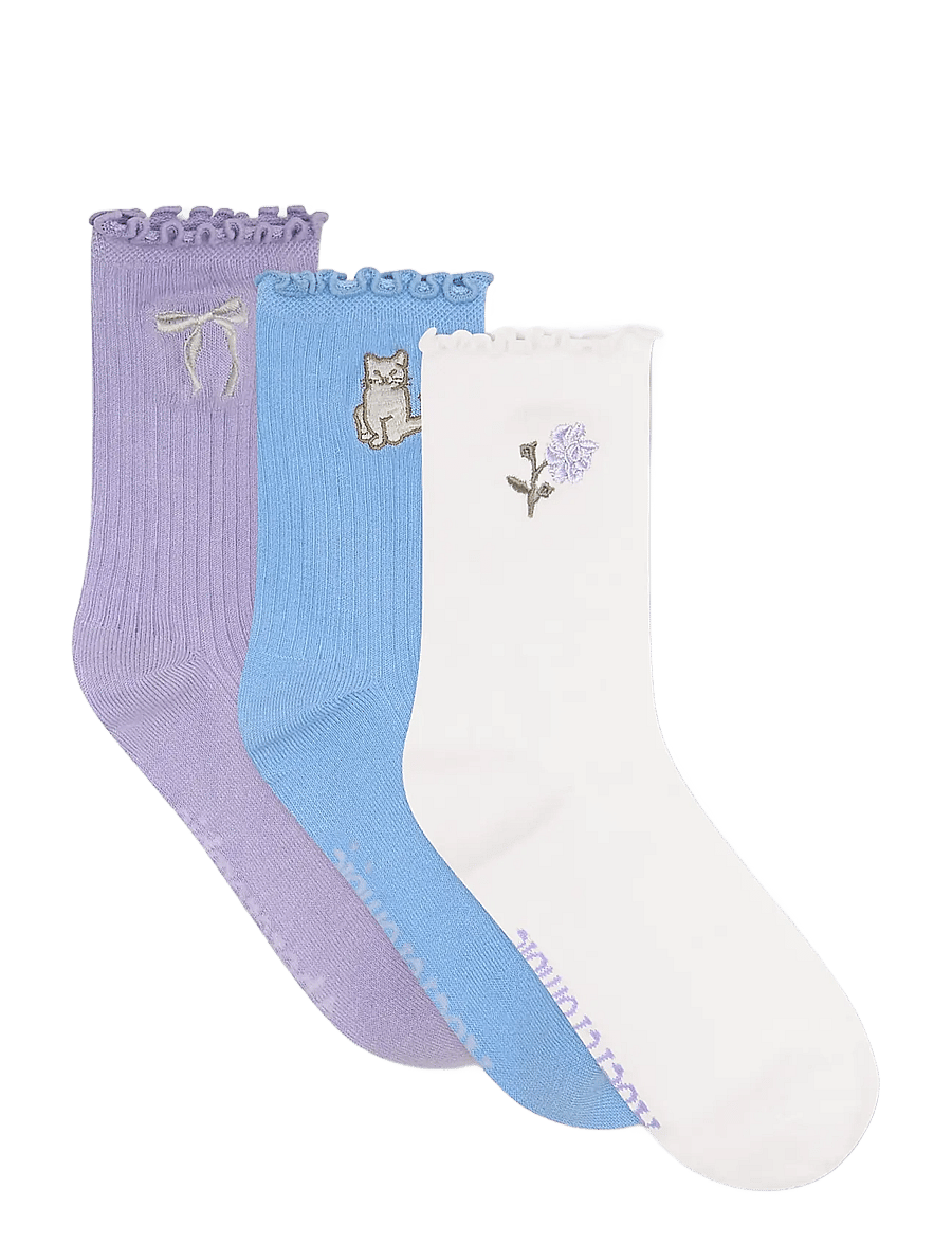 Abercrombie Kids - HQ-3PK HALF CREW SOCK - strümpfe - windsurfer - 1