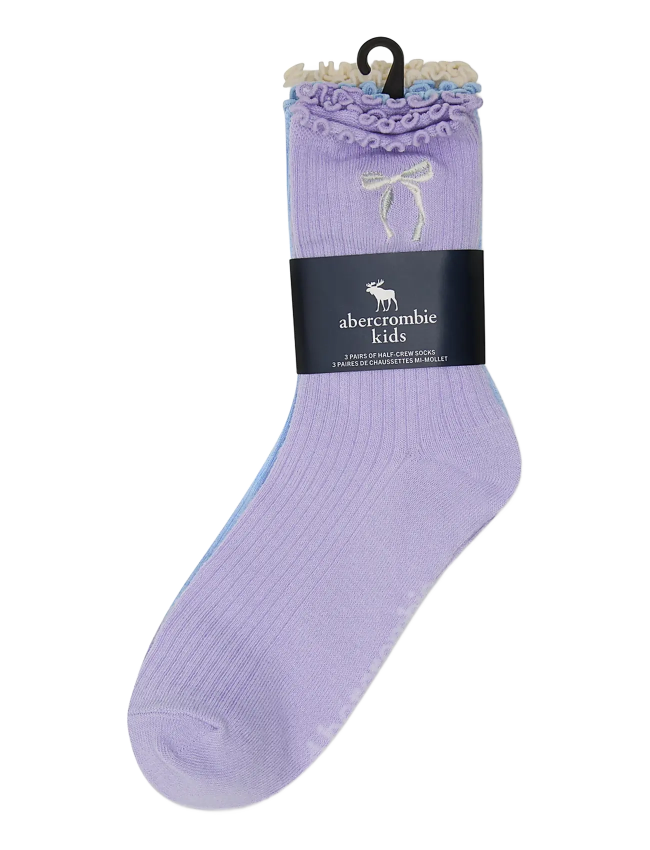 Abercrombie Kids - HQ-3PK HALF CREW SOCK - sokid - windsurfer - 2
