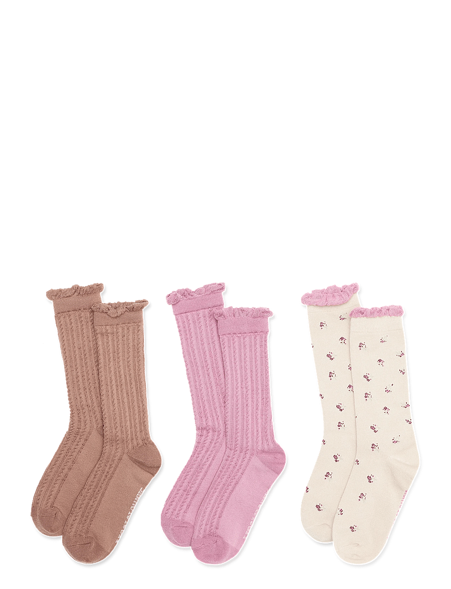 Abercrombie Kids - 3W-3PK CREW SOCK - strumpor - oatmeal - 1
