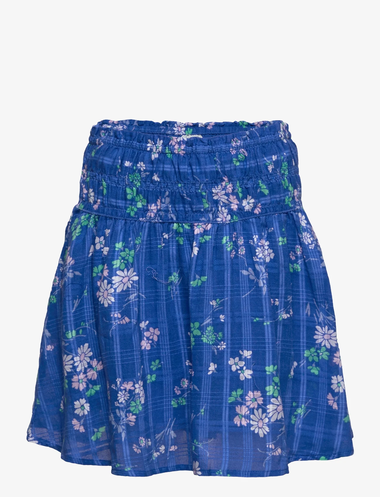 Abercrombie & Fitch - kids GIRLS SKIRTS - kurze röcke - blue floral - 0