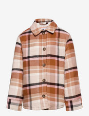 Abercrombie & Fitch - kids GIRLS OUTERWEAR - overshirts - warm neutral plaid - 0