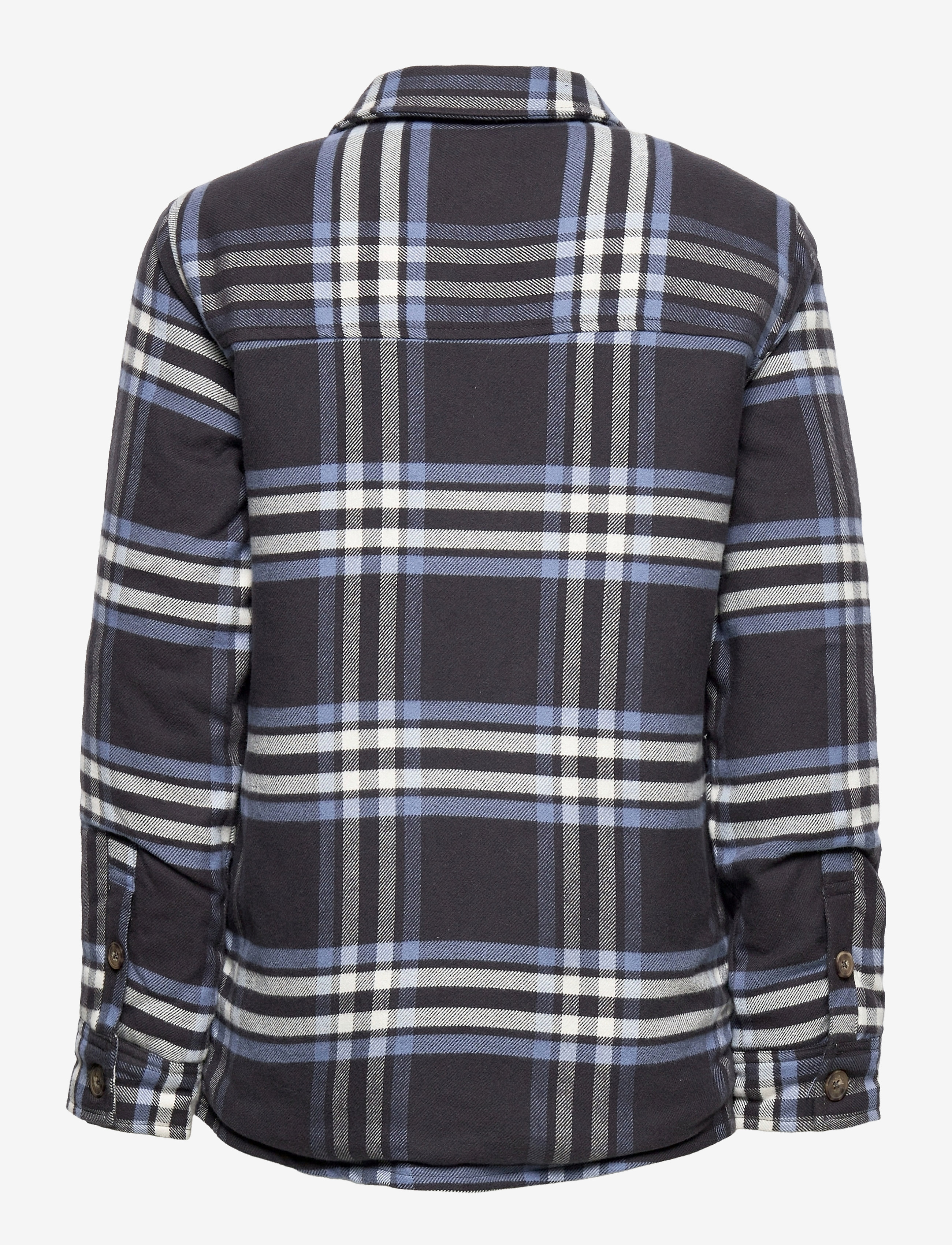 Abercrombie Kids - kids GIRLS OUTERWEAR - overshirts - blue black plaid - 1