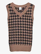 kids GIRLS SWEATERS - BROWN AND BLACK