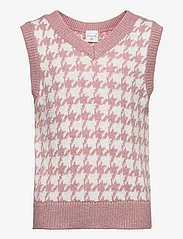 Abercrombie & Fitch - kids GIRLS SWEATERS - vests - pink and white - 0