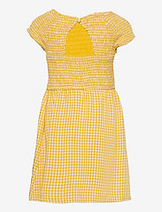 Abercrombie & Fitch - kids GIRLS DRESSES - kortärmade vardagsklänningar - light yellow patt - 1