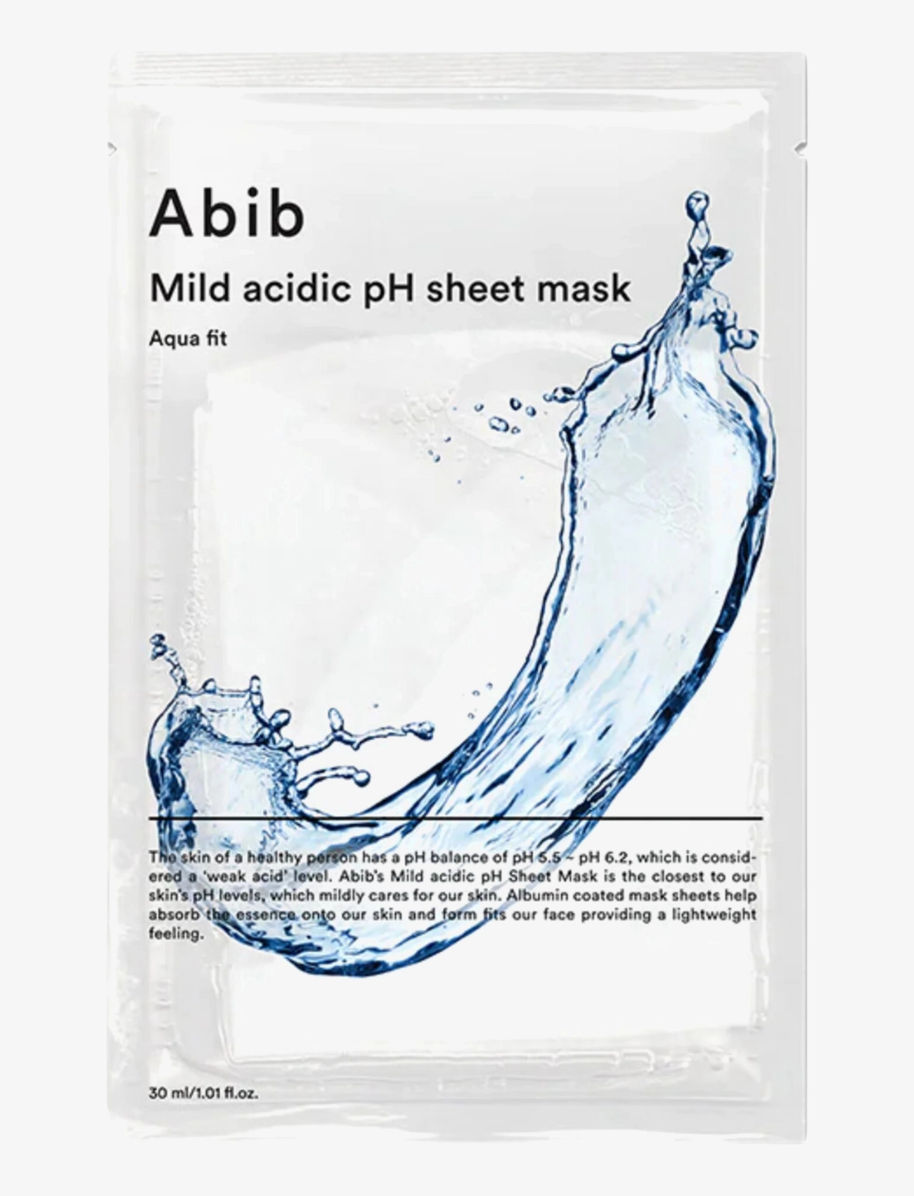 Abib Mild Acidic pH Sheet Mask Aqua Fit - Abib - CLEAR / undefined
