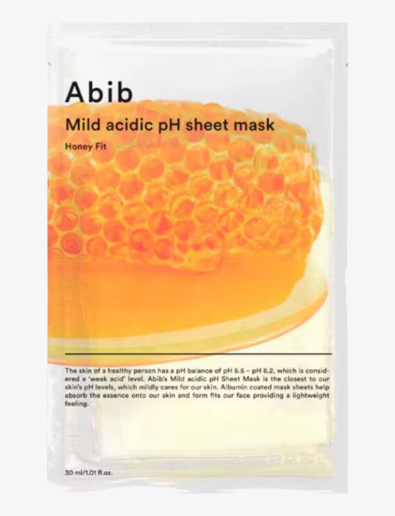 Abib - Mild Acidic pH Sheet Mask Honey Fit - clear - 1