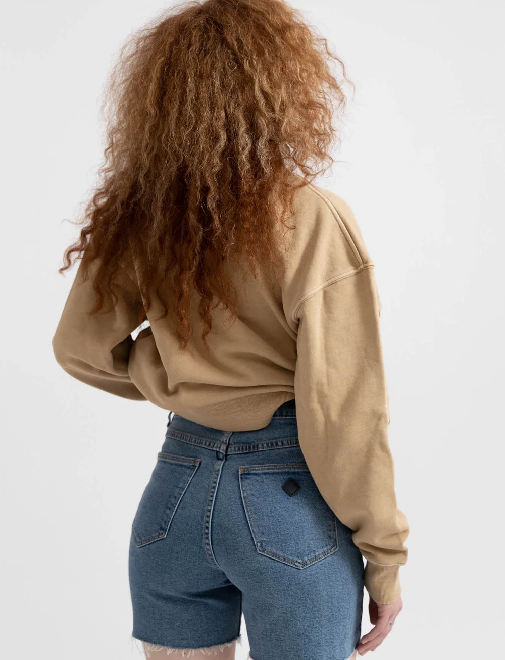 ABRAND - A CLAUDIA CUT OFF GEORGIA - jorts - blue - 3