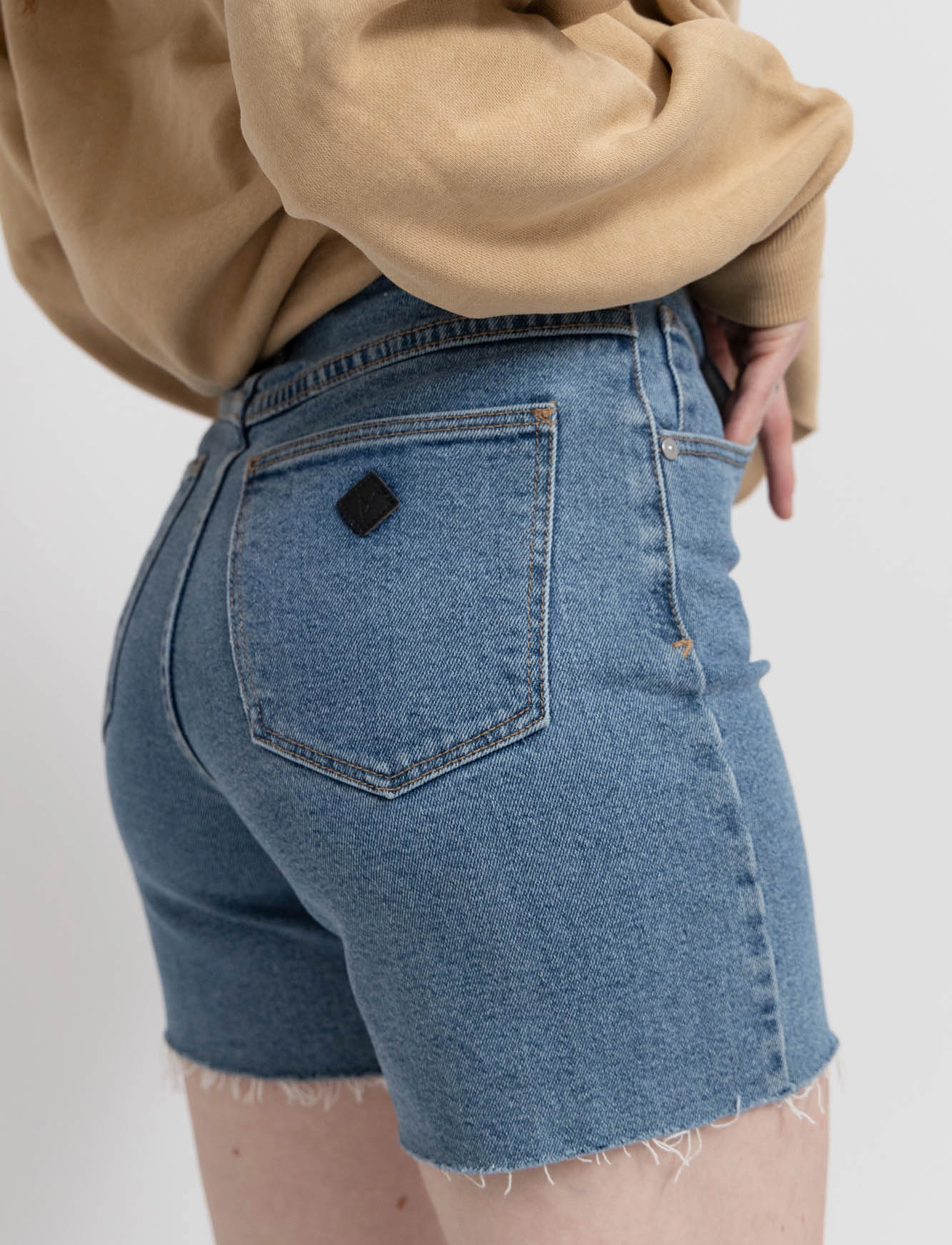 ABRAND - A CLAUDIA CUT OFF GEORGIA - denimshorts - blue - 4