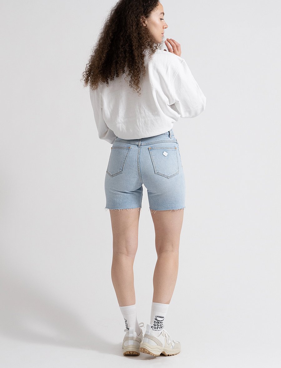 ABRAND - A CLAUDIA CUT OFF GINA - jeansshorts - blue - 3