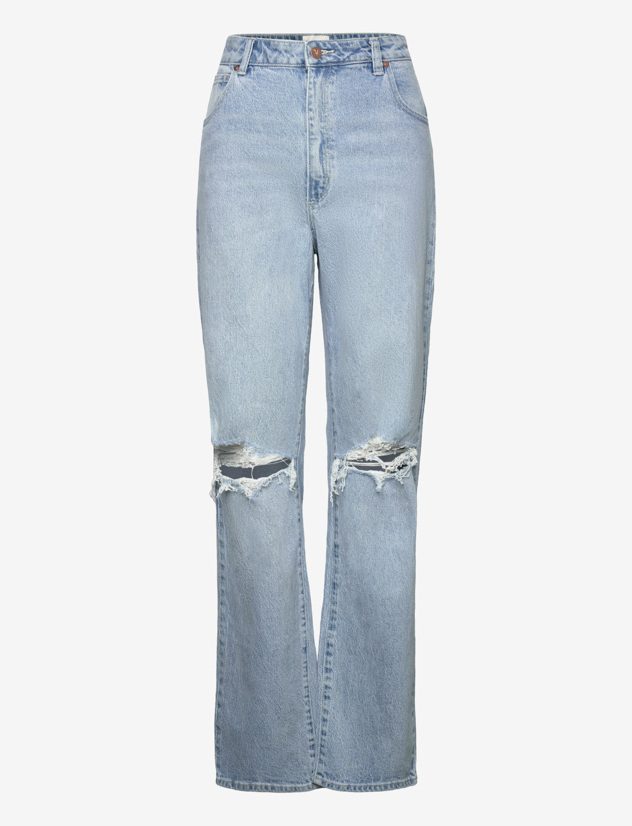 ABRAND - A '94 HIGH STRAIGHT GINA RIP - raka jeans - blue - 1