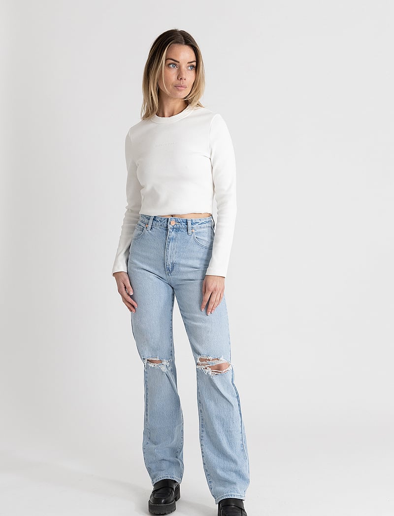 ABRAND - A '94 HIGH STRAIGHT GINA RIP - raka jeans - blue - 0