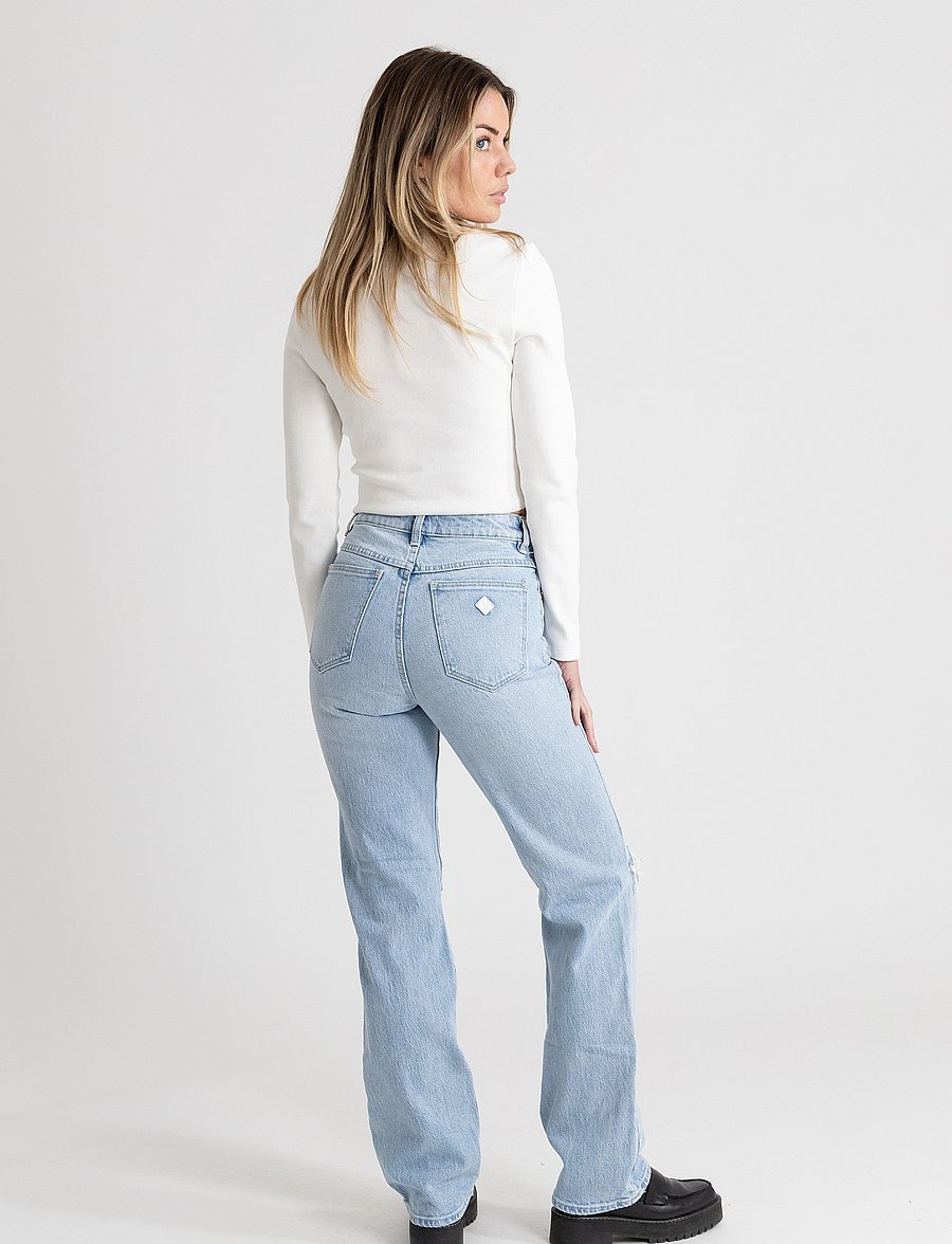 ABRAND - A '94 HIGH STRAIGHT GINA RIP - straight jeans - blue - 3