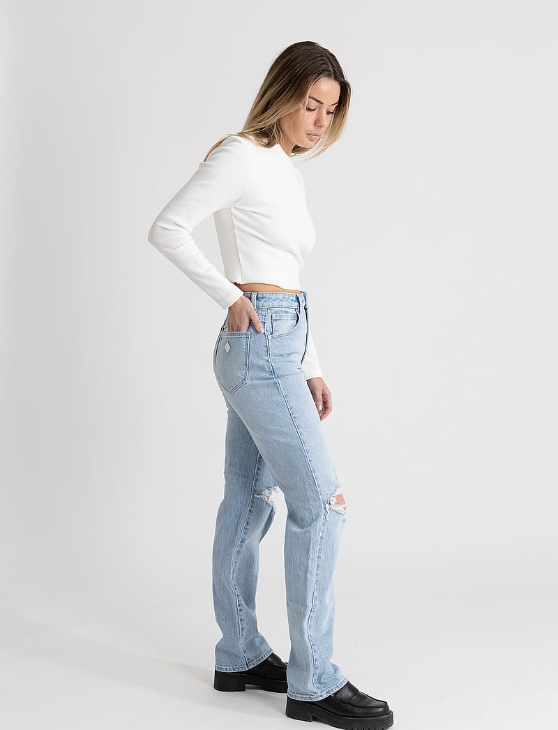 ABRAND - A '94 HIGH STRAIGHT GINA RIP - raka jeans - blue - 4