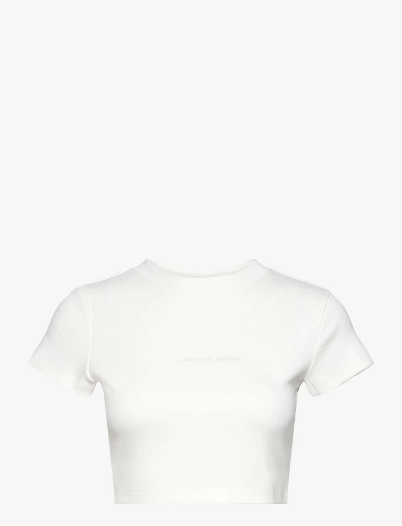 ABRAND - A 90S CROP TEE - lowest prices - white - 0