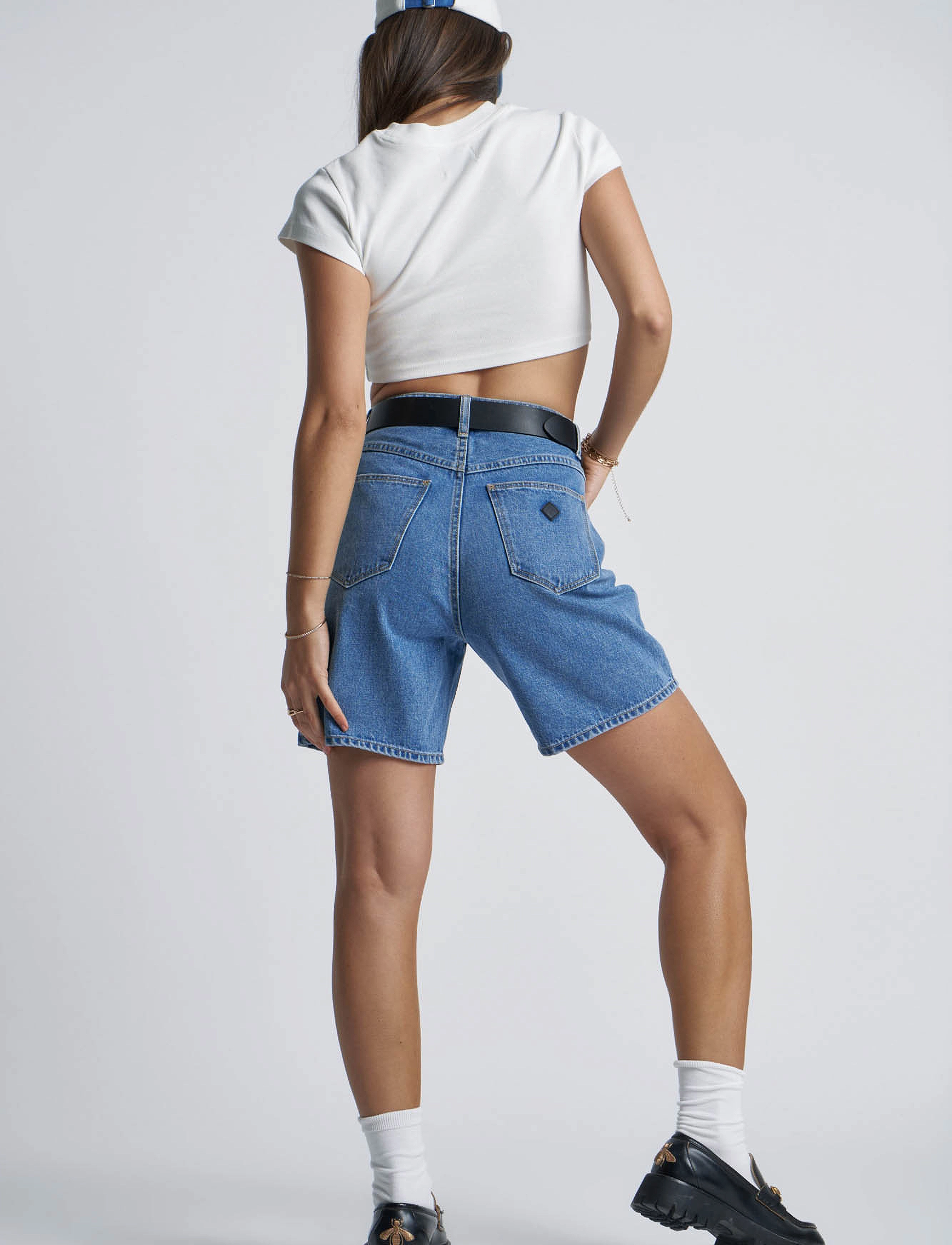 ABRAND - A CARRIE SHORT GEORGIA - blue - 4