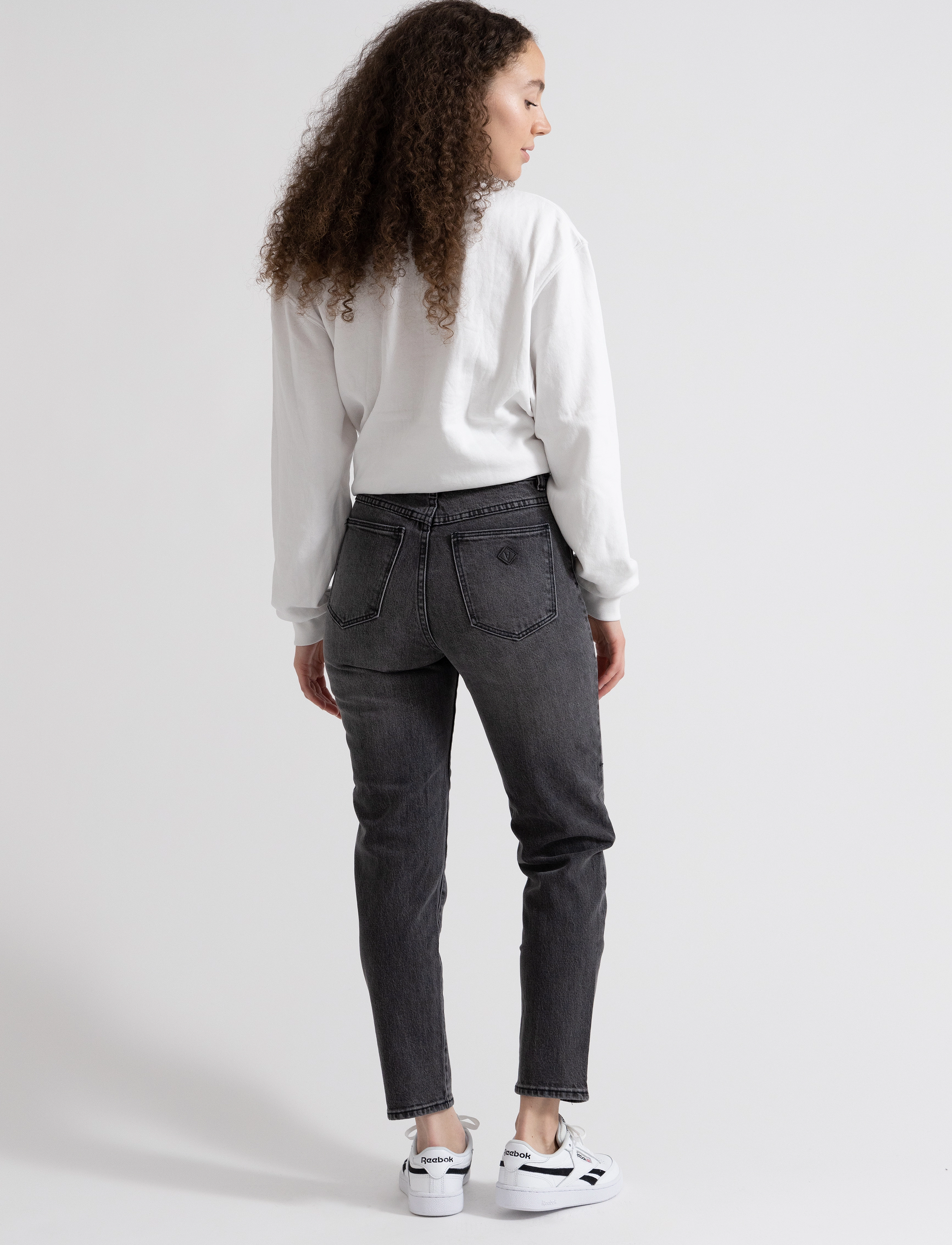 ABRAND - A 94 HIGH SLIM KIARA - slim jeans - black - 3