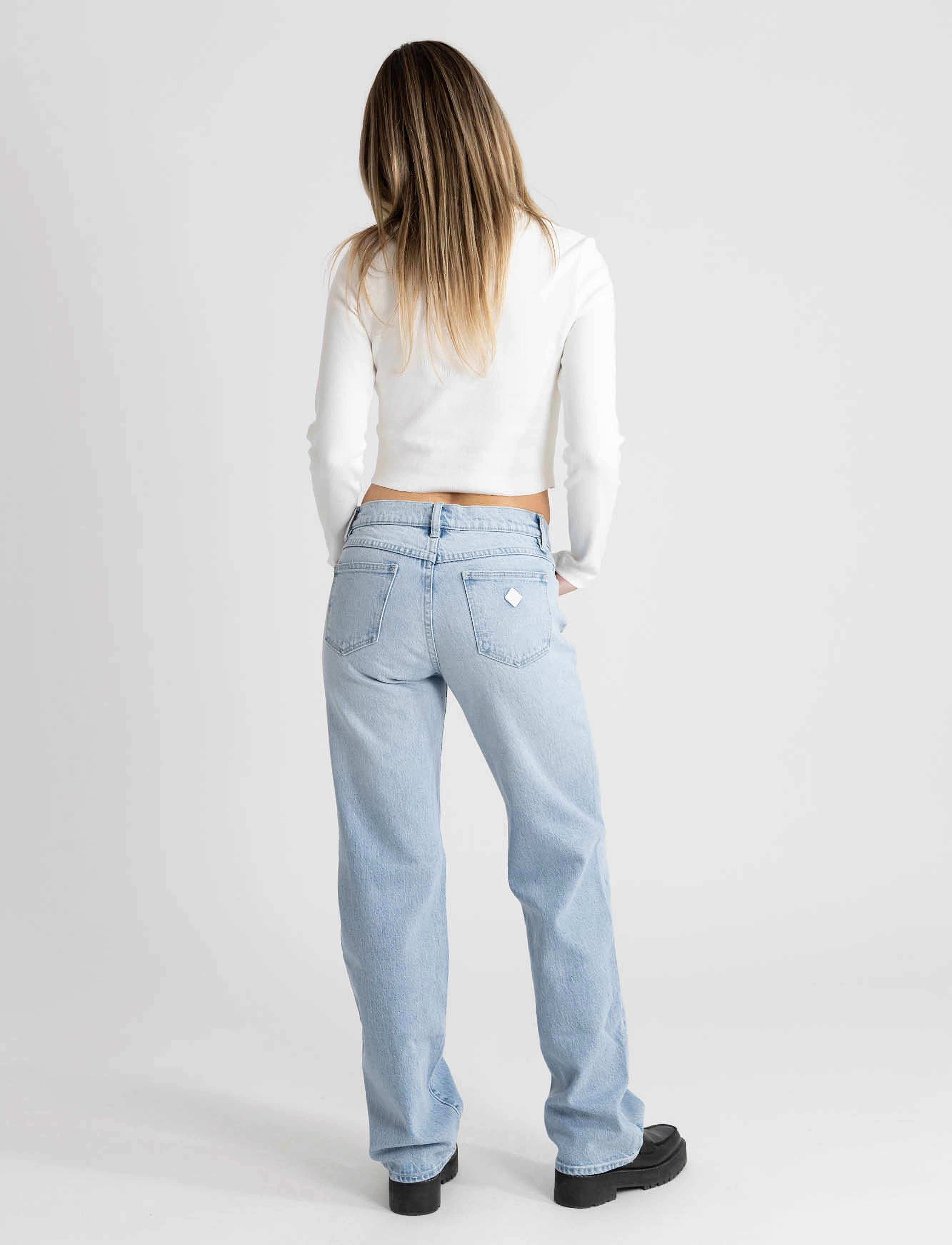 ABRAND - A 99 LOW STRAIGHT GINA - blue - 3