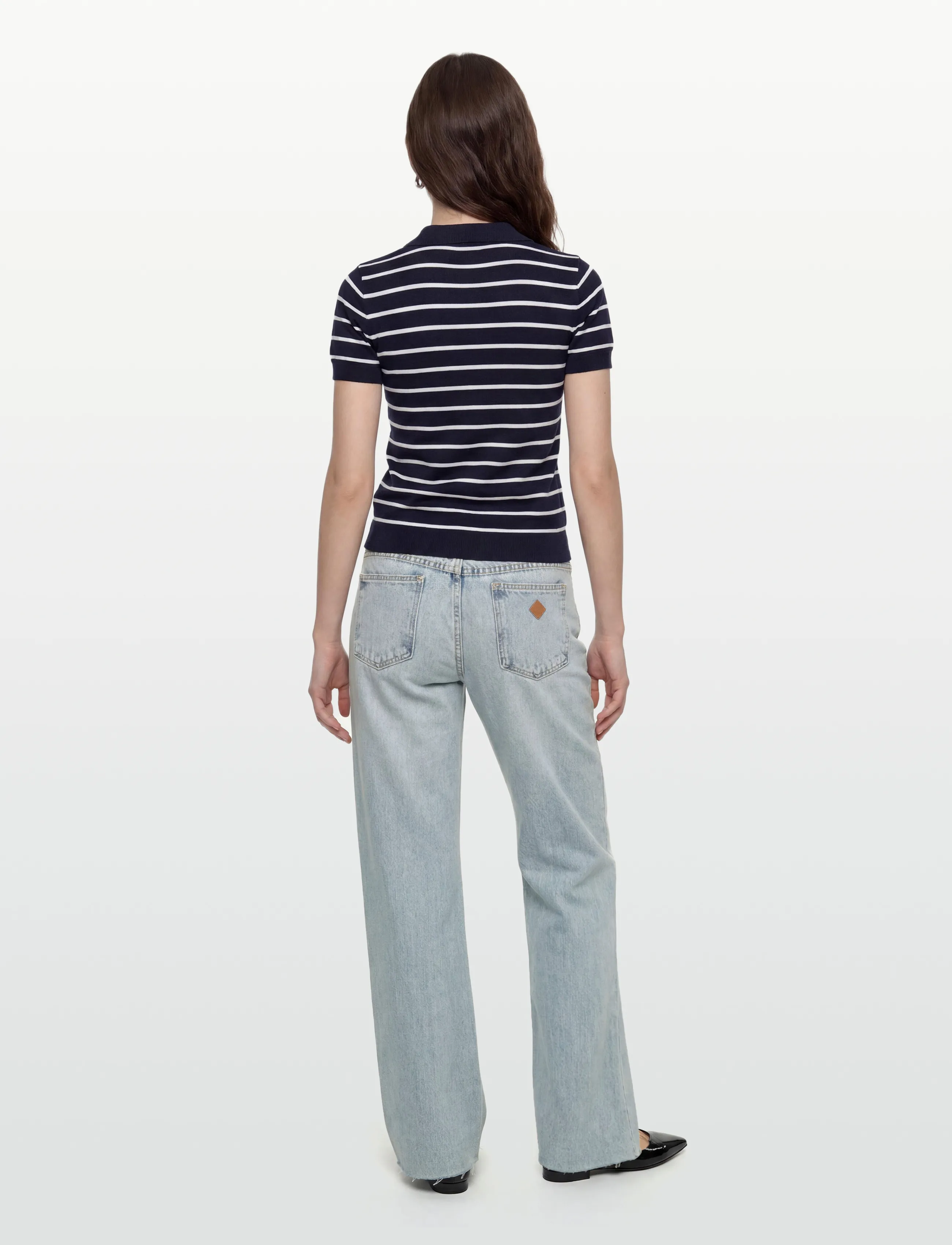 ABRAND - 99 LOW STRAIGHT RHONDA RIP - straight jeans - blue - 4